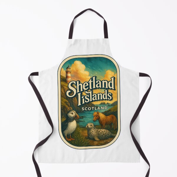Item preview, Shetland Islands Scotland – Coastal Wildlife and Lighthouse designed and sold by Aryabek.