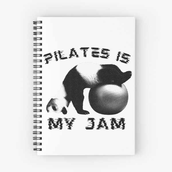 Item preview, Pilates Is My Jam Funny Pilates Panda Halftone designed and sold by TrueArtsStore.