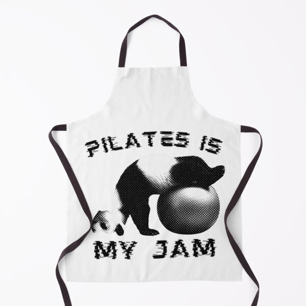 Item preview, Pilates Is My Jam Funny Pilates Panda Halftone designed and sold by TrueArtsStore.