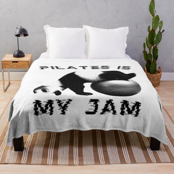 Item preview, Pilates Is My Jam Funny Pilates Panda Halftone designed and sold by TrueArtsStore.
