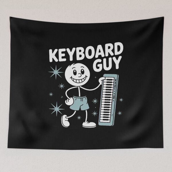 Item preview, Mens Keyboard Guy, Boy Keyboard Player designed and sold by DetroitMug.