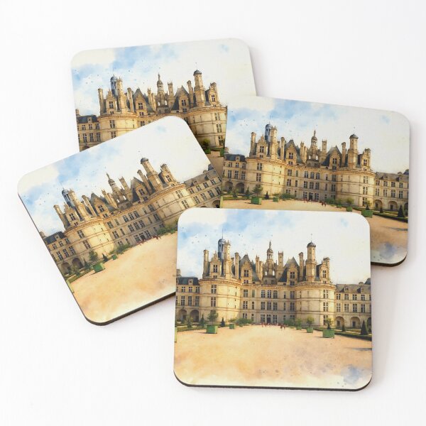 Item preview, The Painted Chateau  Watercolor Grandeur designed and sold by M.ALK.Watercolor.