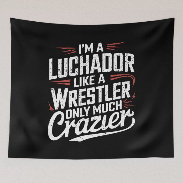 Item preview, Frase de lucha libre para orgullosos fanáticos de la lucha libre designed and sold by MavisJoseph.