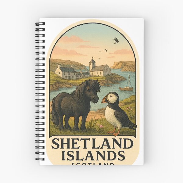 Item preview, Shetland Islands Coastal Wildlife – Pony and Puffin in Scotland designed and sold by Aryabek.