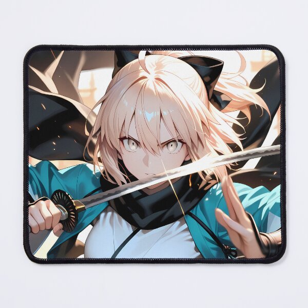 Item preview, Sakura Saber Fearless Okita Souji Fate Grand Order Chaos Samurai Rush Anime Girl Waifu Energy designed and sold by HumbertoValveno.