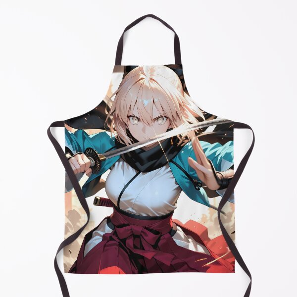Item preview, Sakura Saber Fearless Okita Souji Fate Grand Order Chaos Samurai Rush Anime Girl Waifu Energy designed and sold by HumbertoValveno.