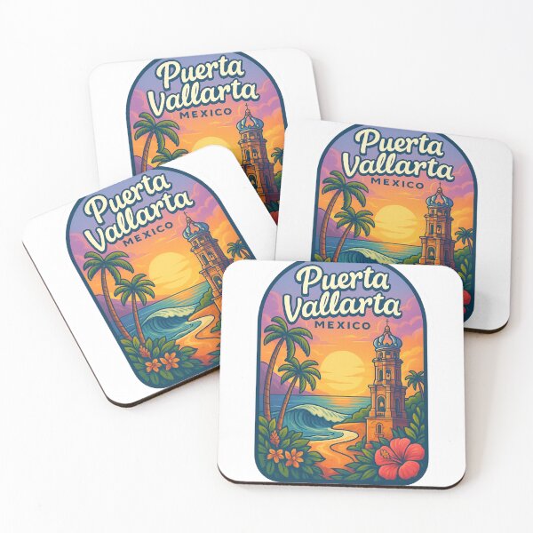 Item preview, Puerto Vallarta Sunset – Cathedral de Guadalupe and Pacific Coast designed and sold by Aryabek.
