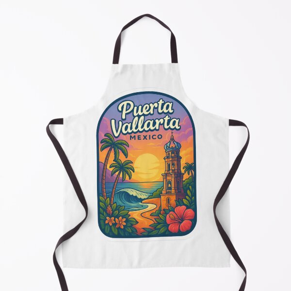 Item preview, Puerto Vallarta Sunset – Cathedral de Guadalupe and Pacific Coast designed and sold by Aryabek.