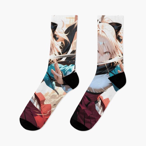 Item preview, Sakura Saber Fearless Okita Souji Fate Grand Order Chaos Samurai Rush Anime Girl Waifu Energy designed and sold by HumbertoValveno.