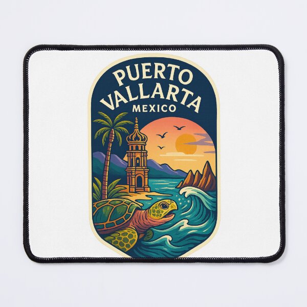 Item preview, Puerto Vallarta Sea Turtle – Sunset over Banderas Bay designed and sold by Aryabek.