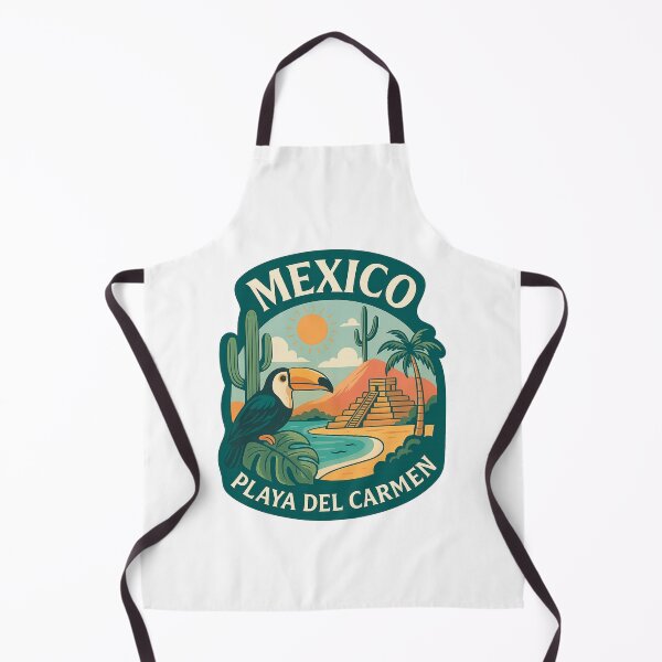 Item preview, Playa del Carmen Jungle Scene – Toucan and Mayan Pyramid designed and sold by Aryabek.