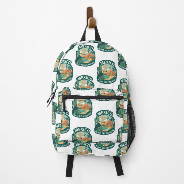 Item preview, Playa del Carmen Jungle Scene – Toucan and Mayan Pyramid designed and sold by Aryabek.