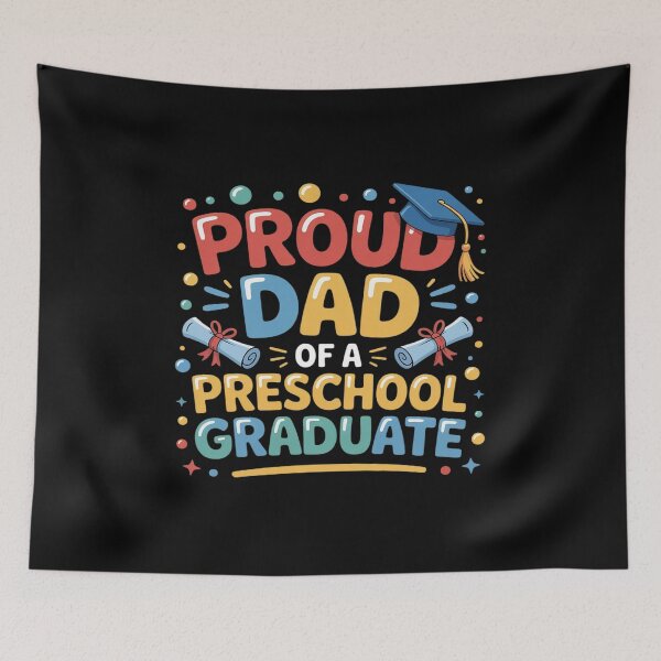 Item preview, Mens Proud Dad of a Preschool Graduate School Event T designed and sold by DetroitMug.