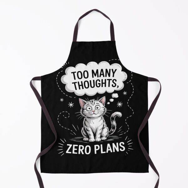 Item preview, Mental Chaos Cat Humor No Plan Just Spinning Thoughts designed and sold by DetroitMug.