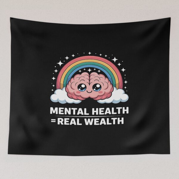 Item preview, Mental Health Awareness Self Care Brain designed and sold by DetroitMug.