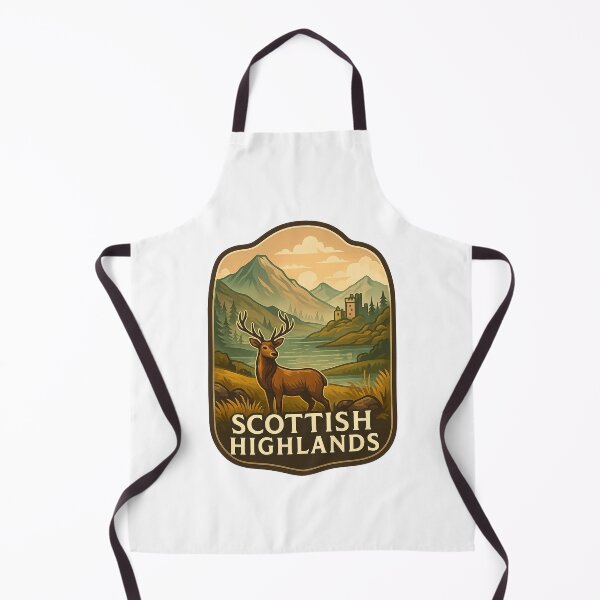 Item preview, Scottish Highlands Glen – Castle by Mountain Loch designed and sold by Aryabek.
