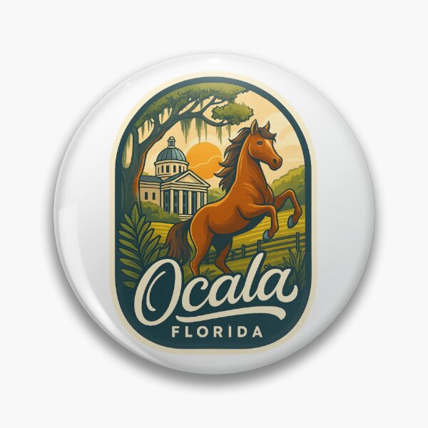 Item preview, Ocala Florida Horse Country – Historic Building and Live Oaks designed and sold by Aryabek.