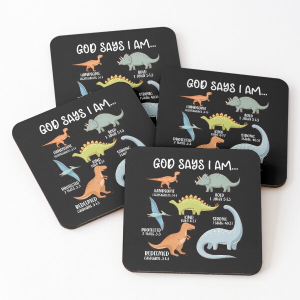 Item preview, Cute God Say I Am Dinosaur Vintage Bible Christian Religious designed and sold by PatsyMargie.