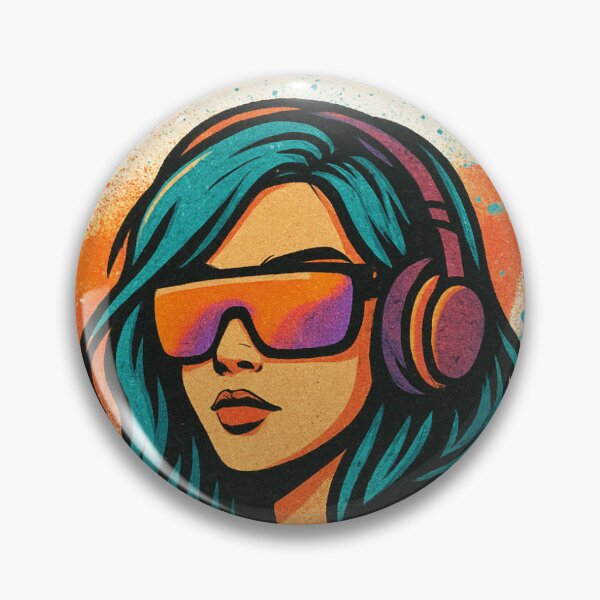 Item preview, Cyberwave Street Art Portrait designed and sold by levpint.
