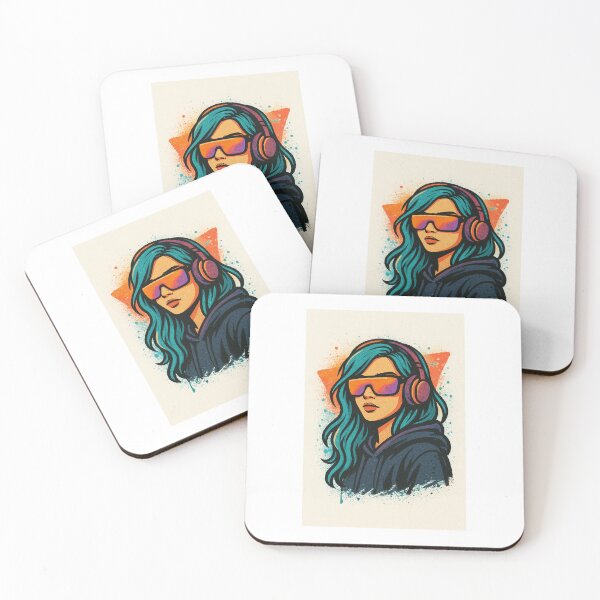 Item preview, Cyberwave Street Art Portrait designed and sold by levpint.