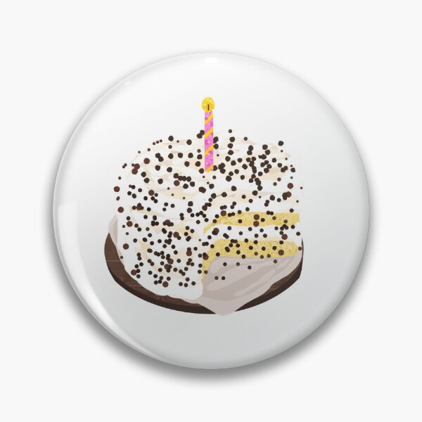 Item preview,  Cannoli Cake Illustration – Flat Vector Realism Sticker designed and sold by kissingafoolart.