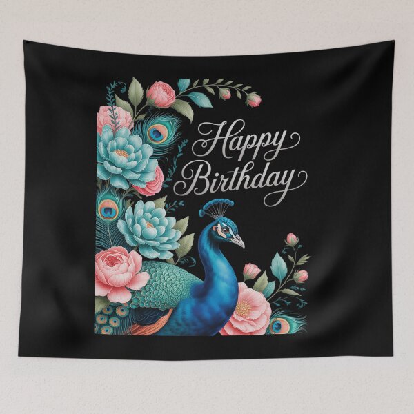 Item preview, Beautiful Floral Flower Teal Feathers Peacock  designed and sold by RsFilsingerArt.