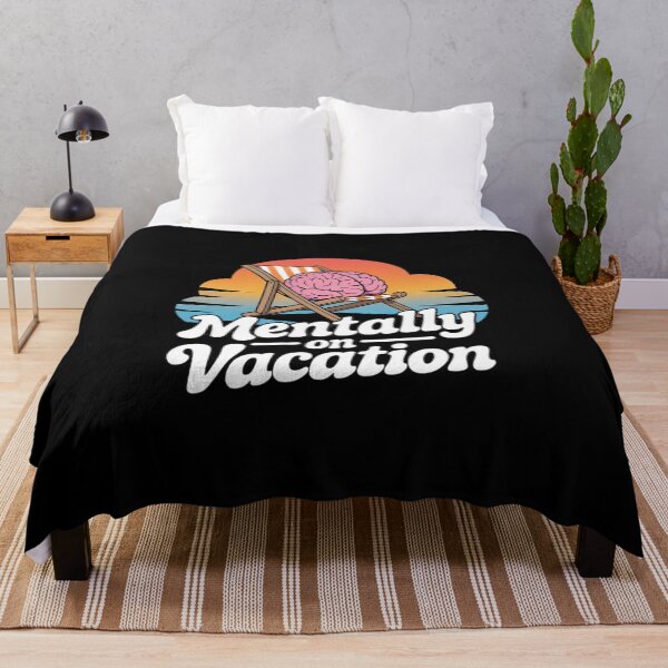 Item preview, Mentally on Vacation Brain Lounge designed and sold by DetroitMug.