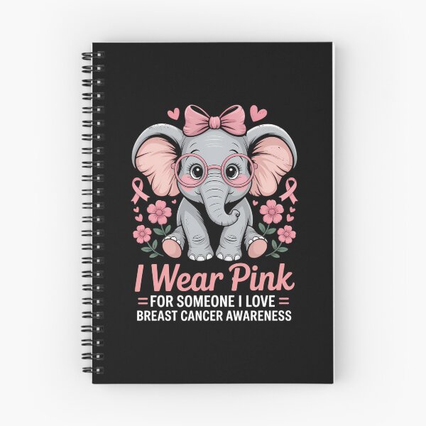 Item preview, Breast Cancer Cute Awareness Elephant designed and sold by gourpmerzihd.