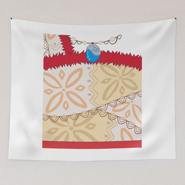 Item preview, Maui Island Costume Pattern – Tropical Tribal Dress Illustration designed and sold by juniaheneili.