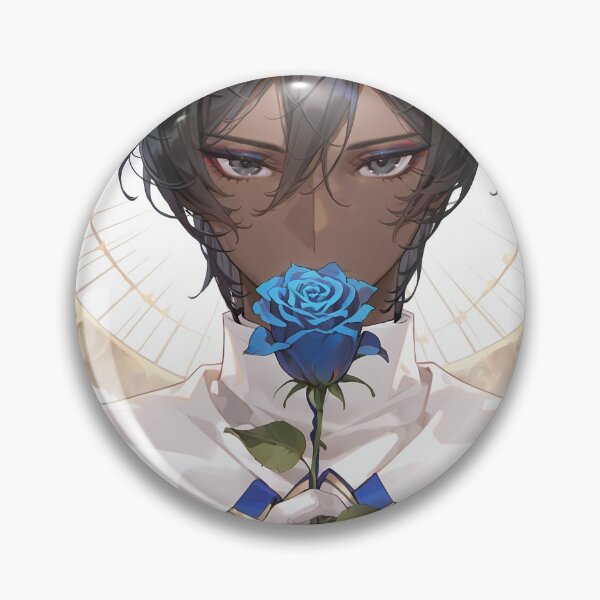 Artikelvorschau, Archer Arjuna Fate Grand Order Celestial Anime Blue Rose Sacred Portrait entworfen und verkauft von HumbertoValveno.