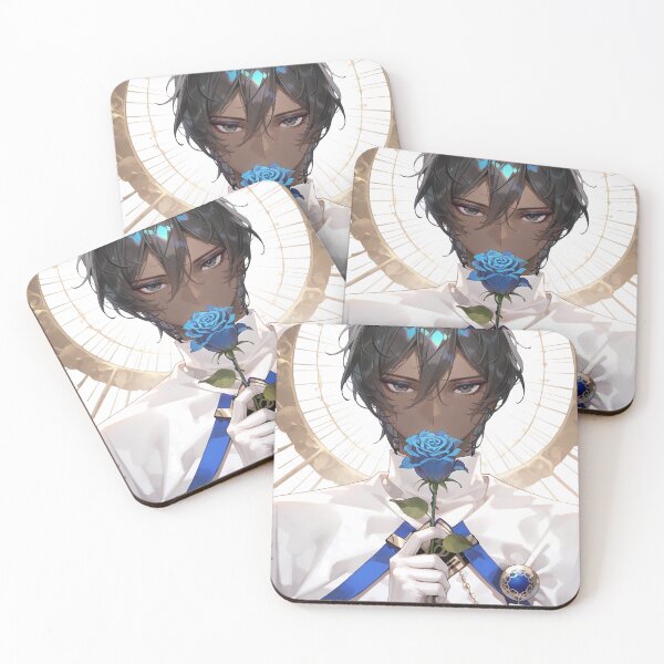 Item preview, Archer Arjuna Fate Grand Order Celestial Anime Blue Rose Sacred Portrait designed and sold by HumbertoValveno.