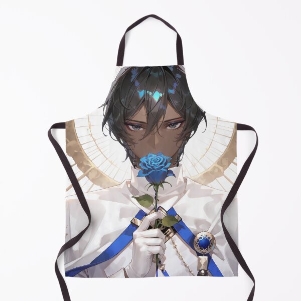 Item preview, Archer Arjuna Fate Grand Order Celestial Anime Blue Rose Sacred Portrait designed and sold by HumbertoValveno.