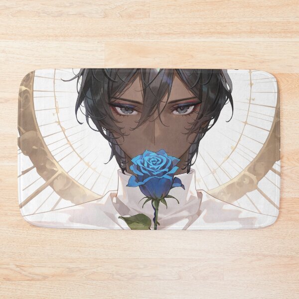 Item preview, Archer Arjuna Fate Grand Order Celestial Anime Blue Rose Sacred Portrait designed and sold by HumbertoValveno.