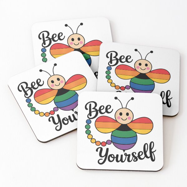 Item preview, Bee Yourself Rainbow Pride Month Gay LGBT Equality Be Kind designed and sold by TrinaEspinoza.