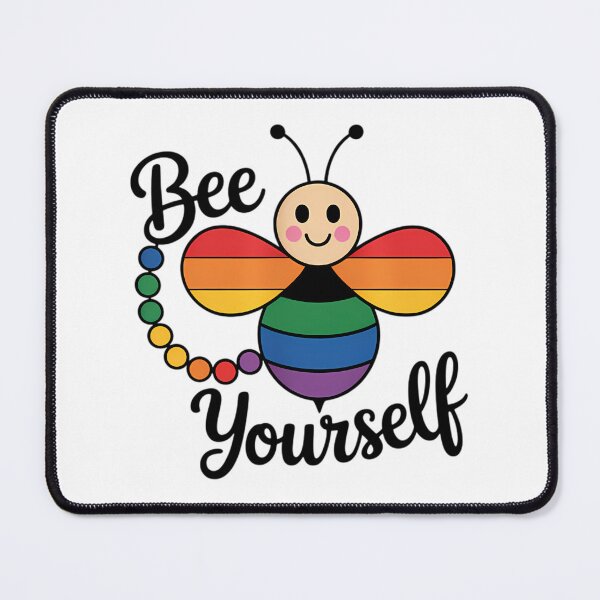 Item preview, Bee Yourself Rainbow Pride Month Gay LGBT Equality Be Kind designed and sold by TrinaEspinoza.