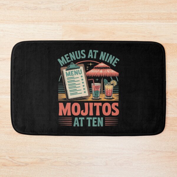 Item preview, Menus at Nine, Mojitos at Ten Work Play designed and sold by DetroitMug.
