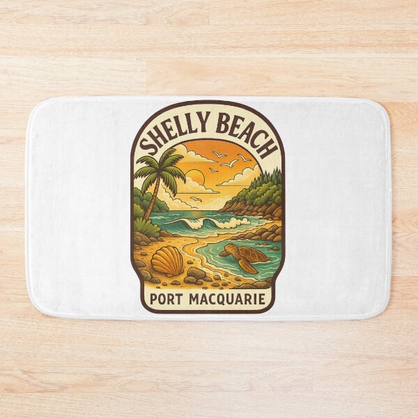 Item preview, Shelly Beach Port Macquarie – Shells, Sunset, and Sea Turtle Escape designed and sold by StampMyPassport.