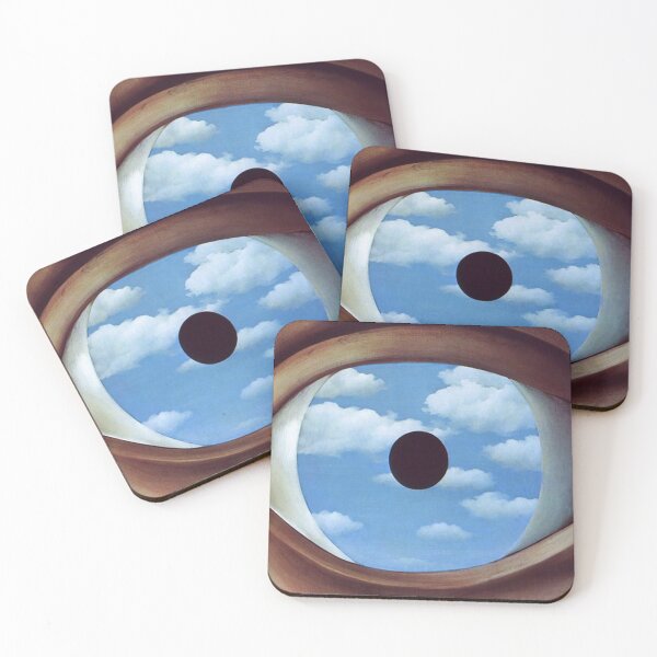 Item preview, The False Mirror (1928) – René Magritte | Surreal Eye and Sky Illusion Painting designed and sold by Art Outlaws.