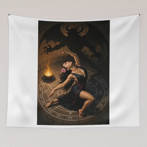 Item preview, Shanti Riveria demonic dance witching hour  designed and sold by CathryneDelamort.