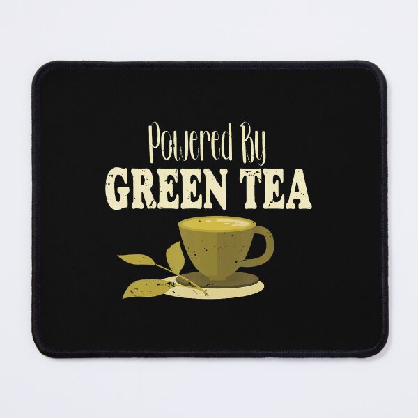 Item preview, Powered By Green Tea Funny Iced Matcha Tea Green Powder Tea designed and sold by MavisJoseph.