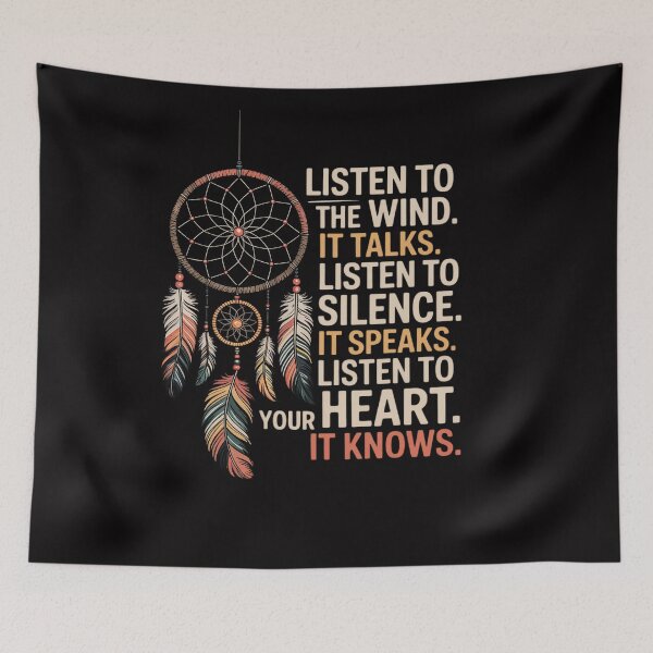 Item preview, Listen To The Wind It Talks Dreamcatcher For Men Women designed and sold by OlafLica.