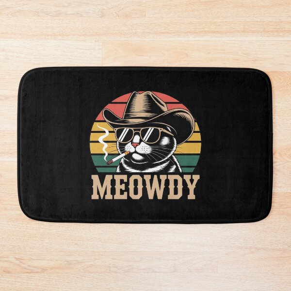 Item preview, Meowdy Partner Cowboy Cat designed and sold by DetroitMug.