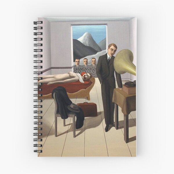 Item preview, The Menaced Assassin (1927) – René Magritte | Dark Surreal Crime Scene Masterpiece designed and sold by Art Outlaws.