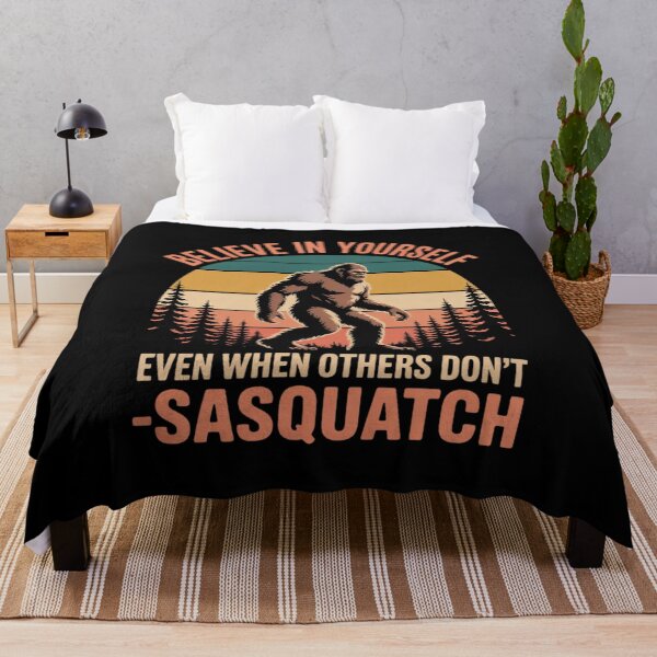 Item preview, Believe In Yourself Sasquatch Motivational Bigfoot 1 designed and sold by KonstanKoraner.
