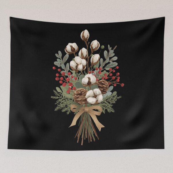 Item preview, Country Cottage Winter Botanicals designed and sold by ChicTrendz.