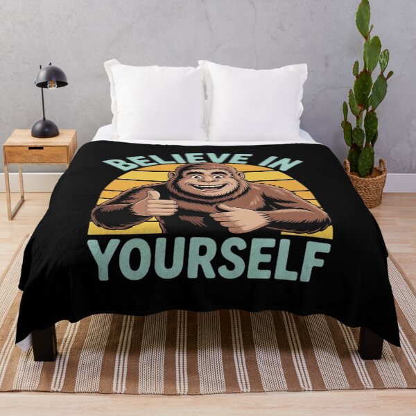 Item preview, Believe in Yourself! Bigfoot Sasquatch Joke designed and sold by KonstanKoraner.