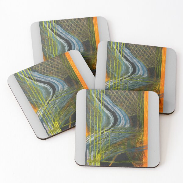 Item preview, Flowing Motion – Abstract Lines & Energetic Color Strokes designed and sold by SeeSafarArt.