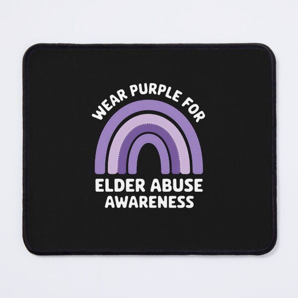 Item preview, I Wear Purple For Elder Abuse Awareness Cute Rainbow designed and sold by JessicaWalshdf.