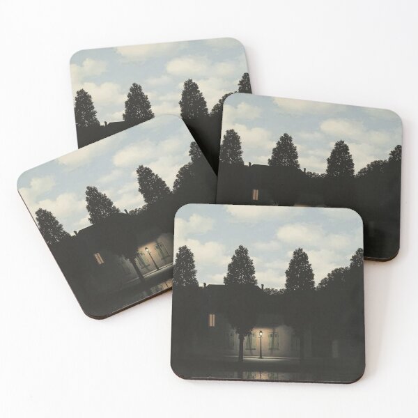 Item preview, The Empire of Light (1953–54) – René Magritte | Surreal Daylight Sky Over Night Street Masterpiece designed and sold by Art Outlaws.