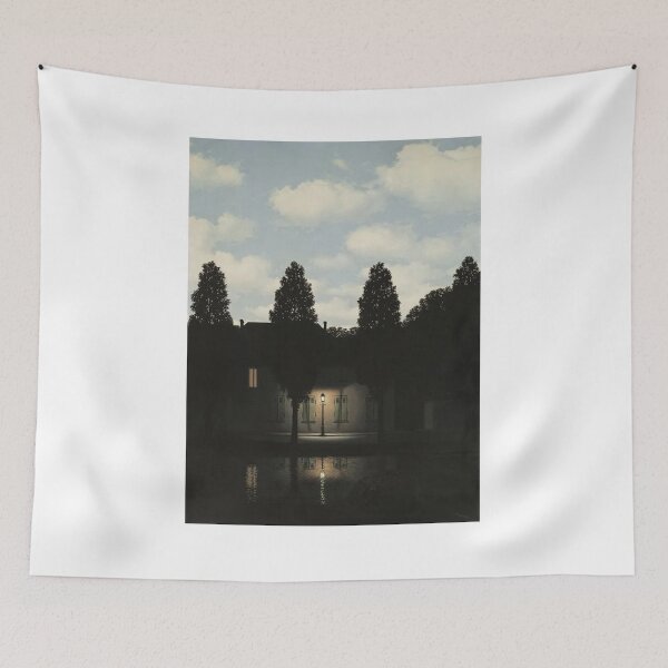 Item preview, The Empire of Light (1953–54) – René Magritte | Surreal Daylight Sky Over Night Street Masterpiece designed and sold by Art Outlaws.